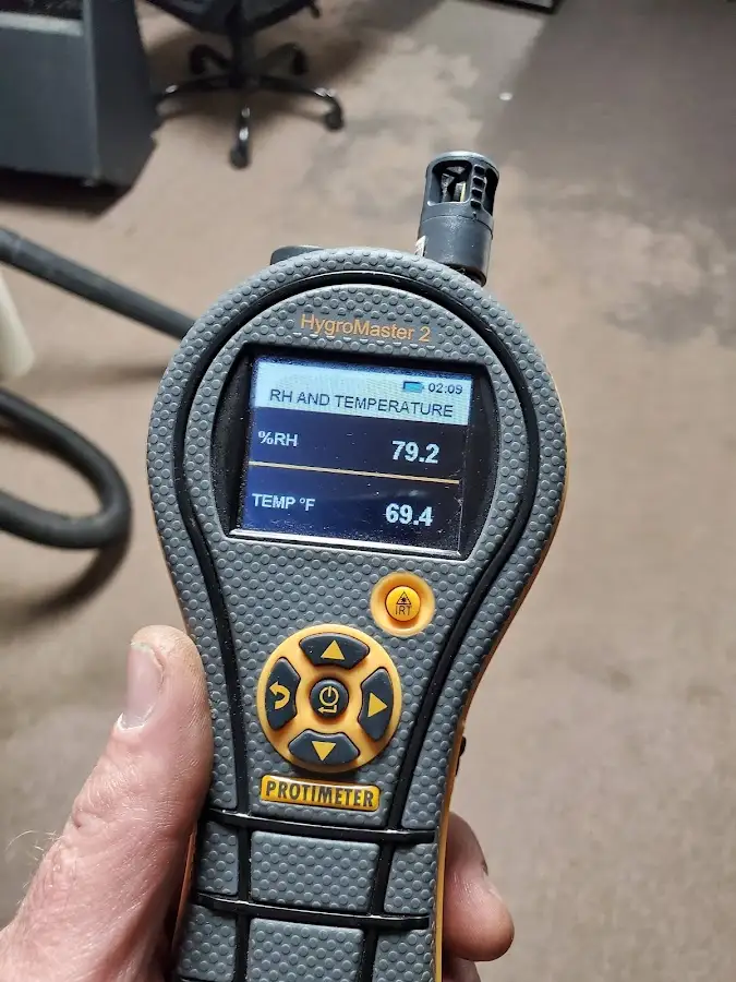 Moisture meter humidity assessment for Mold Remediation & Removal in New Hyde Park